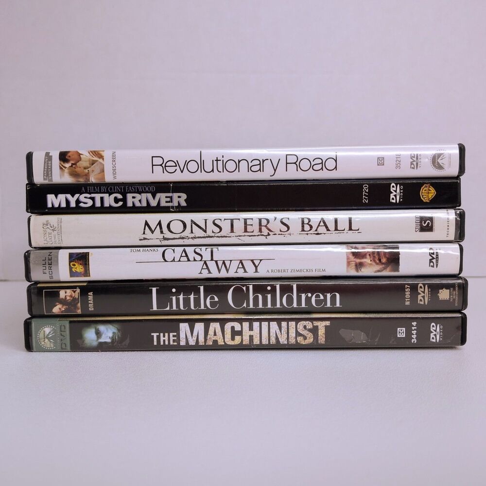 6 DVD Bundle Lot Y2K 2000s Academy Award Winner Nominees Prestige Dramas